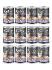 Gifyy Plus Tavuklu Yavru Kedi Konservesi 12 Adet 400 Gr