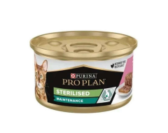 Purına Pro Plan Sterilised Kısırlaştırılmış Ton Balıklı ve Somonlu Yetişkin Kedi Konservesi 85gr