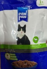 Paw Paw Kedi Yaş Mama Kuzu Etli 85 gr 12 Adet
