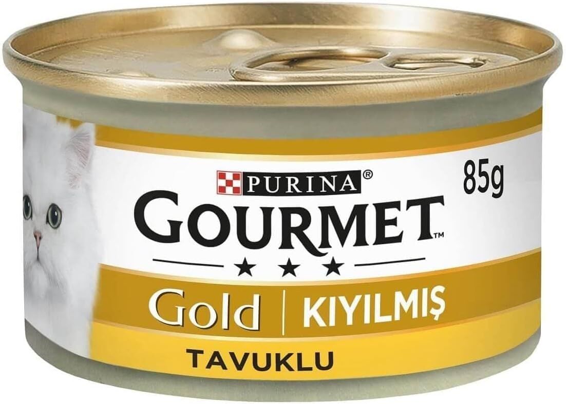 Purına Pro Plan Gourmet Gold Kıyılmış Tavuklu Yaş Kedi Maması 85 Gr