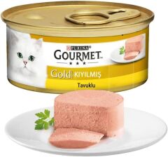 Purına Pro Plan Gourmet Gold Kıyılmış Tavuklu Yaş Kedi Maması 85 Gr