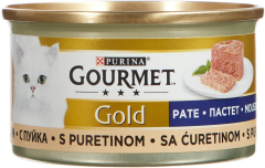 Purına Pro Plan Gourmet Gold Kıyılmış Hindili Yaş Kedi Maması Yetişkin Kediler