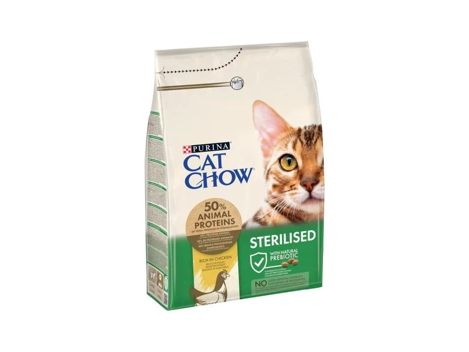 Cat Chow Purina Cat Chow Kısırlaştırılmış Kediler İçin Tavuklu Mama 15 Kg