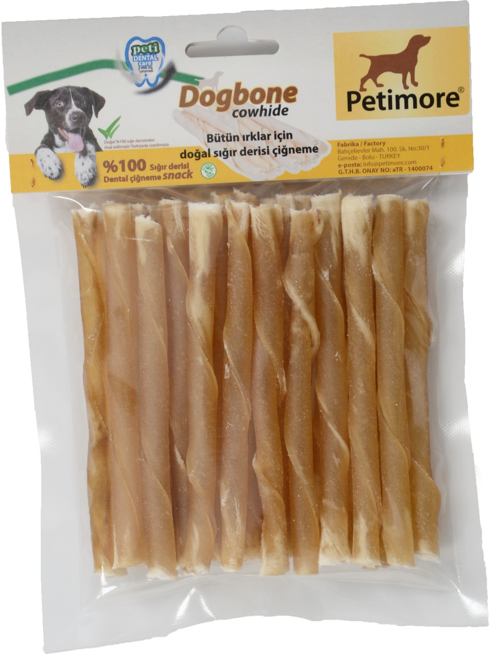 Petimore Burgu Eco 25 Li Paket Naturel