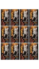 Proff Cat Tavuklu ve Ciğerli Kedi Ödül Çubukları 12x5 Gr