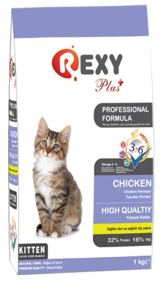 Rexy Yavru Kedi Kuru Maması Tavuk Etli 1 Kg