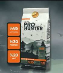 Pro Hunter Kuzulu ve Somonlu Yüksek Enerjili Yetişkin Köpek Maması 15 kg