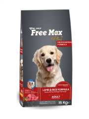 Free Max Plus+  Köpek Maması Kuzu Etli Pirinçli 10 Kg