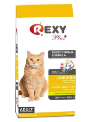 Rexy Plus +  Tavuklu Yetişkin Kedi Maması 10 kg