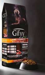 Gifyy Plus+  Kuzu Etli 15 kg Yetişkin Kuru Köpek Maması