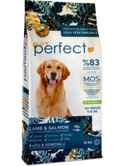 Perfect Kuzu Etli ve Somonlu Premium Yetişkin Köpek Maması 15 kg