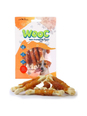 Wooc Tavuk Sargılı Kalsiyum Kemikli Köpek Ödül Maması 80 Gr