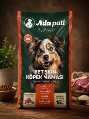 ADA PATİ YETİŞKİN KUZU ETLİ KÖPEK MAMASI 15 KG